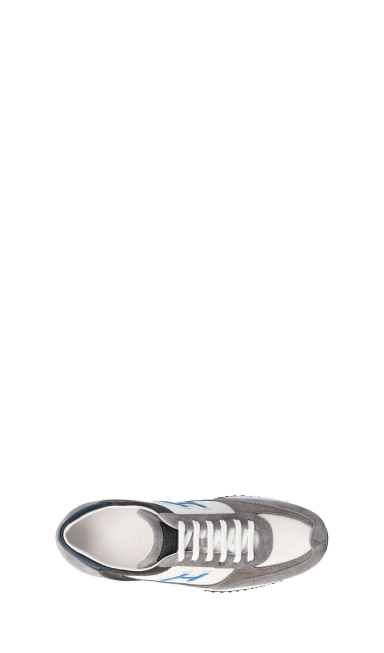 HOGAN Sneaker uomo bianca/grigia in pelle
