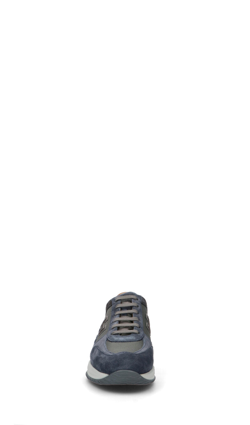HOGAN Sneaker uomo blu in pelle