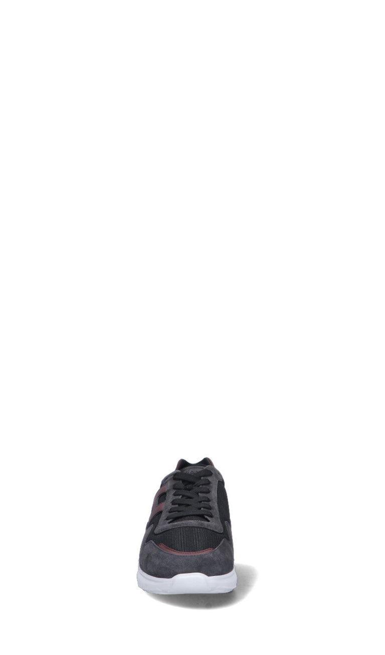 HOGAN - H483 Sneaker uomo nera in suede