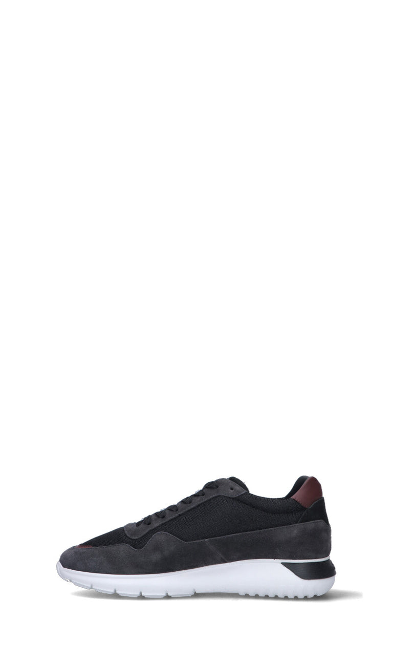 HOGAN - H483 Sneaker uomo nera in suede