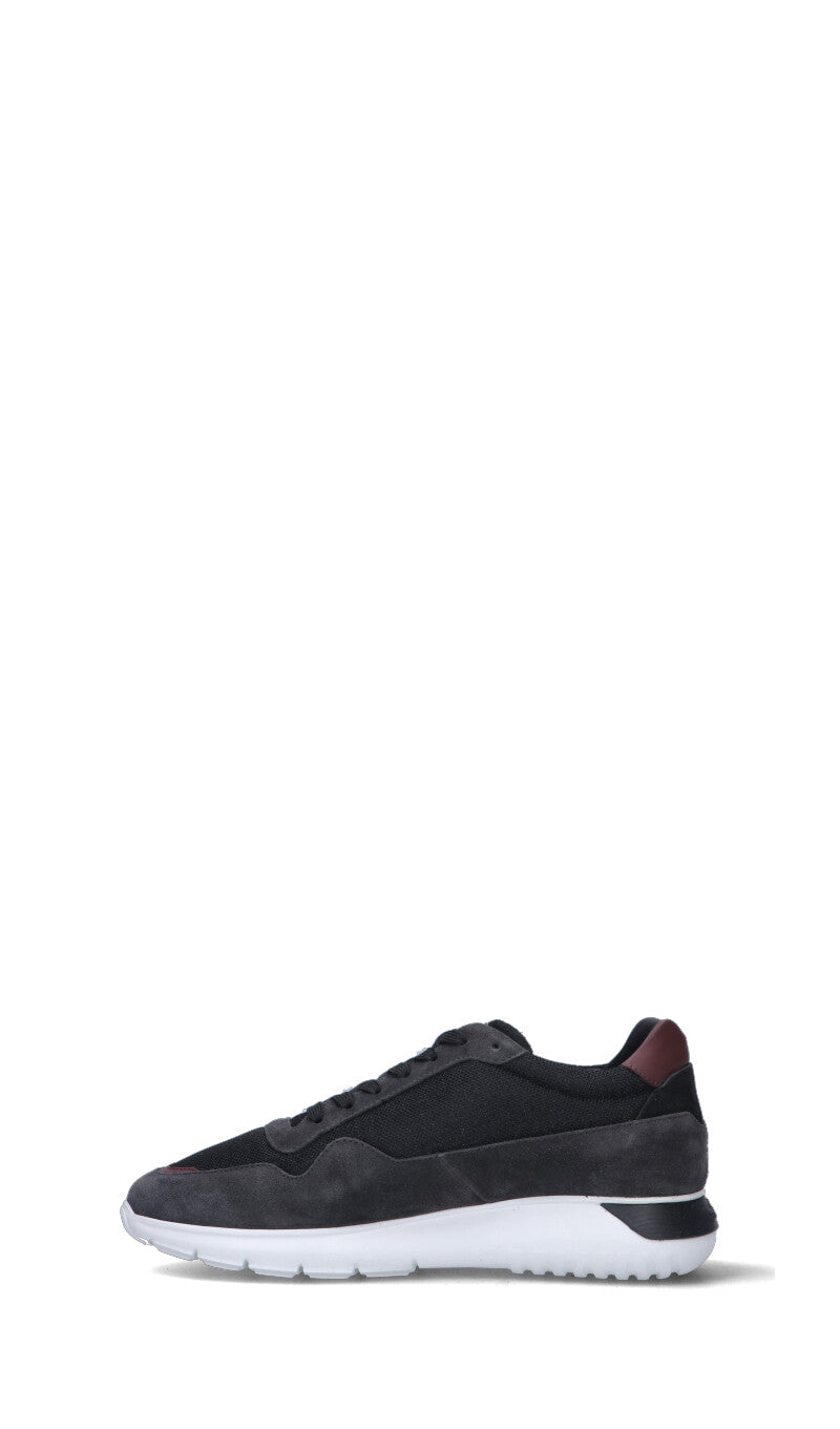 HOGAN - H483 Sneaker uomo nera in suede