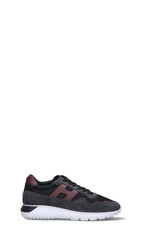 HOGAN - H483 Sneaker uomo nera in suede