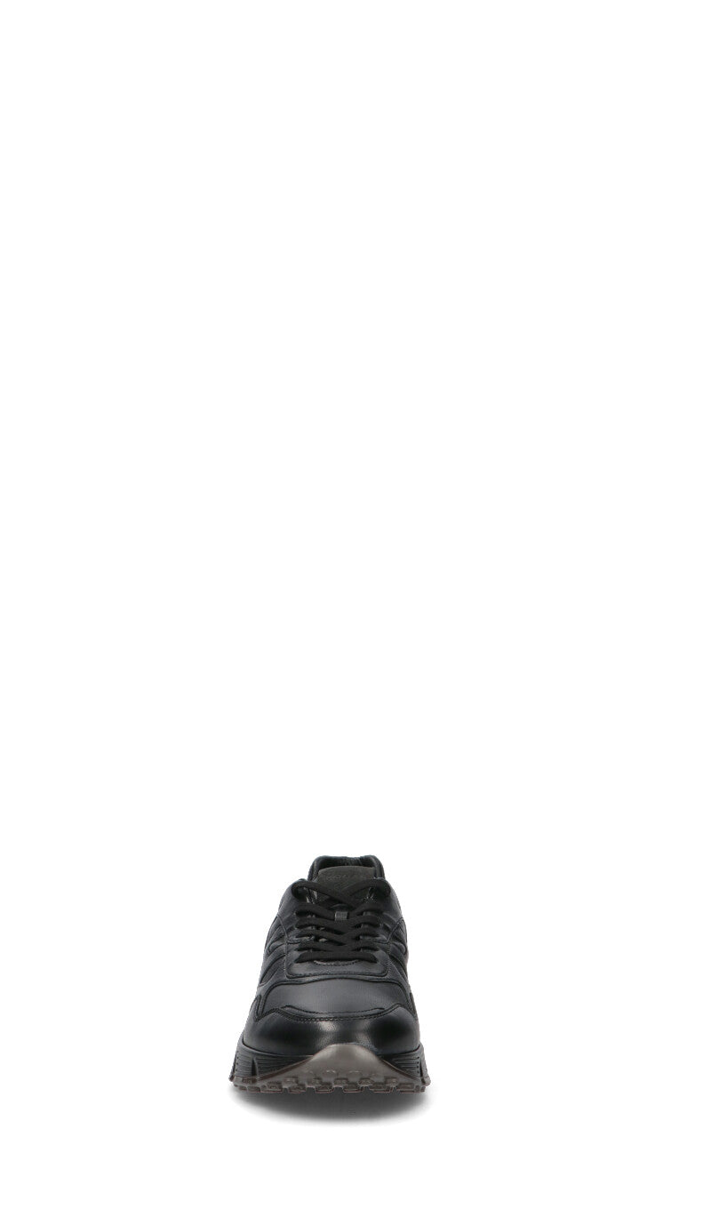 HOGAN - HYPERLIGHT Sneaker uomo nera in pelle