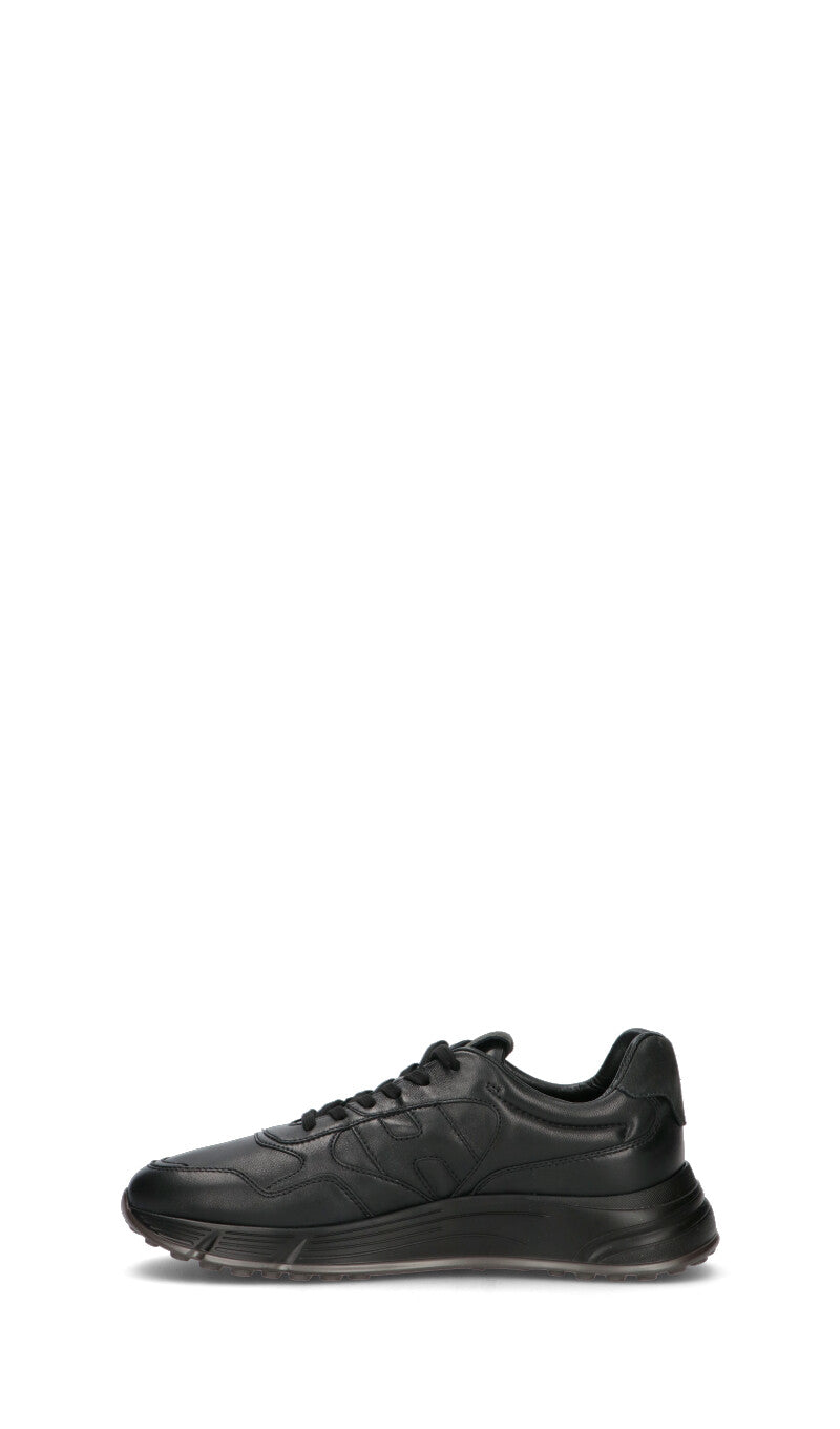HOGAN - HYPERLIGHT Sneaker uomo nera in pelle