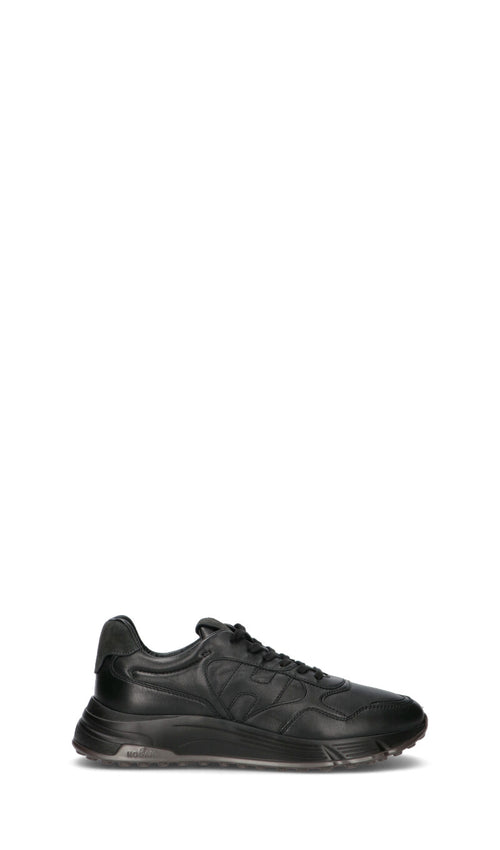 HOGAN - HYPERLIGHT Sneaker uomo nera in pelle