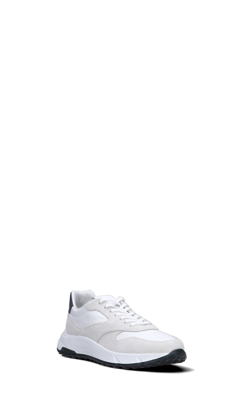 HOGAN Sneaker uomo bianca in suede