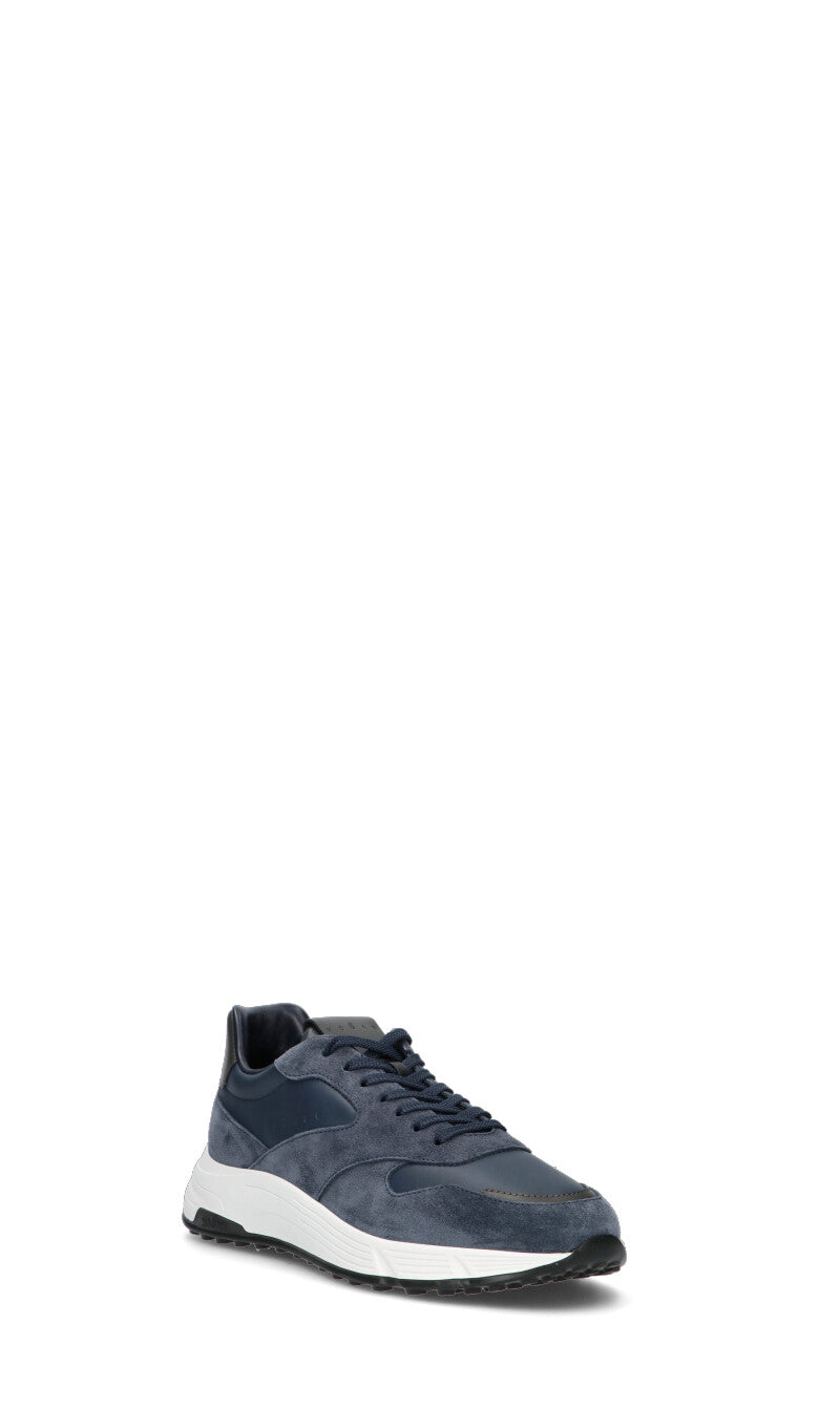 HOGAN - HYPERLIGHT Sneaker uomo blu in suede