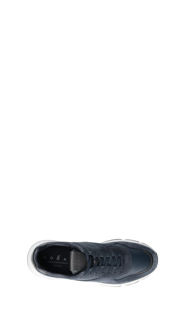 HOGAN - HYPERLIGHT Sneaker uomo blu in suede