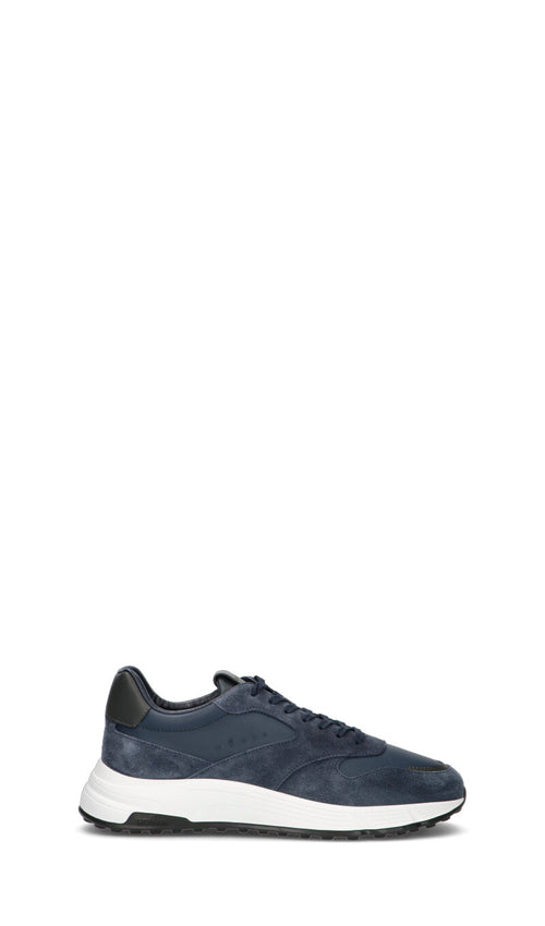 HOGAN - HYPERLIGHT Sneaker uomo blu in suede