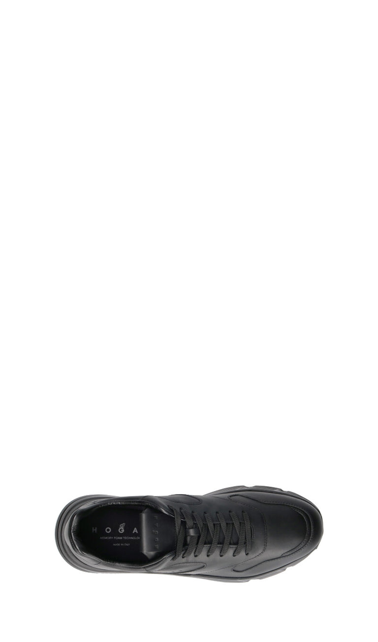 HOGAN - HYPERLIGHT Sneaker uomo nera in pelle
