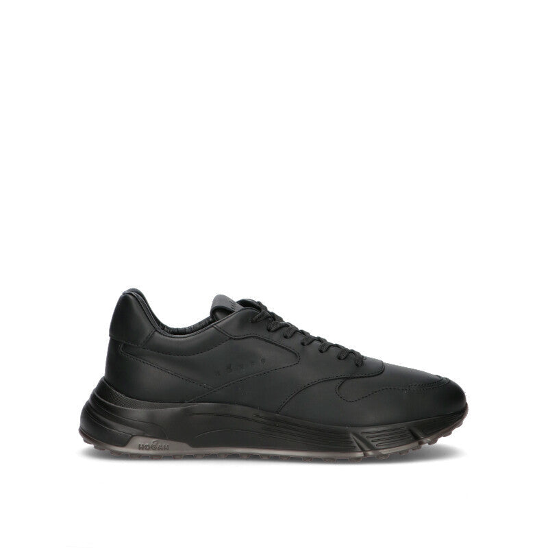 HOGAN - HYPERLIGHT Sneaker uomo nera in pelle