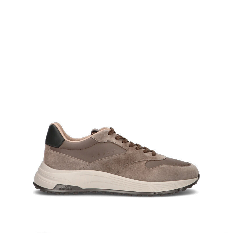 HOGAN - HYPERLIGHT Sneaker uomo grigia in suede