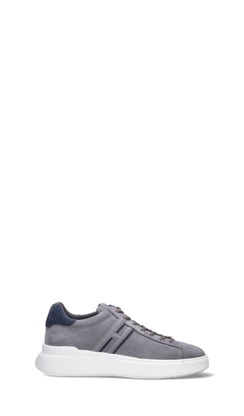 HOGAN - H580 Sneaker uomo grigia in nabuk