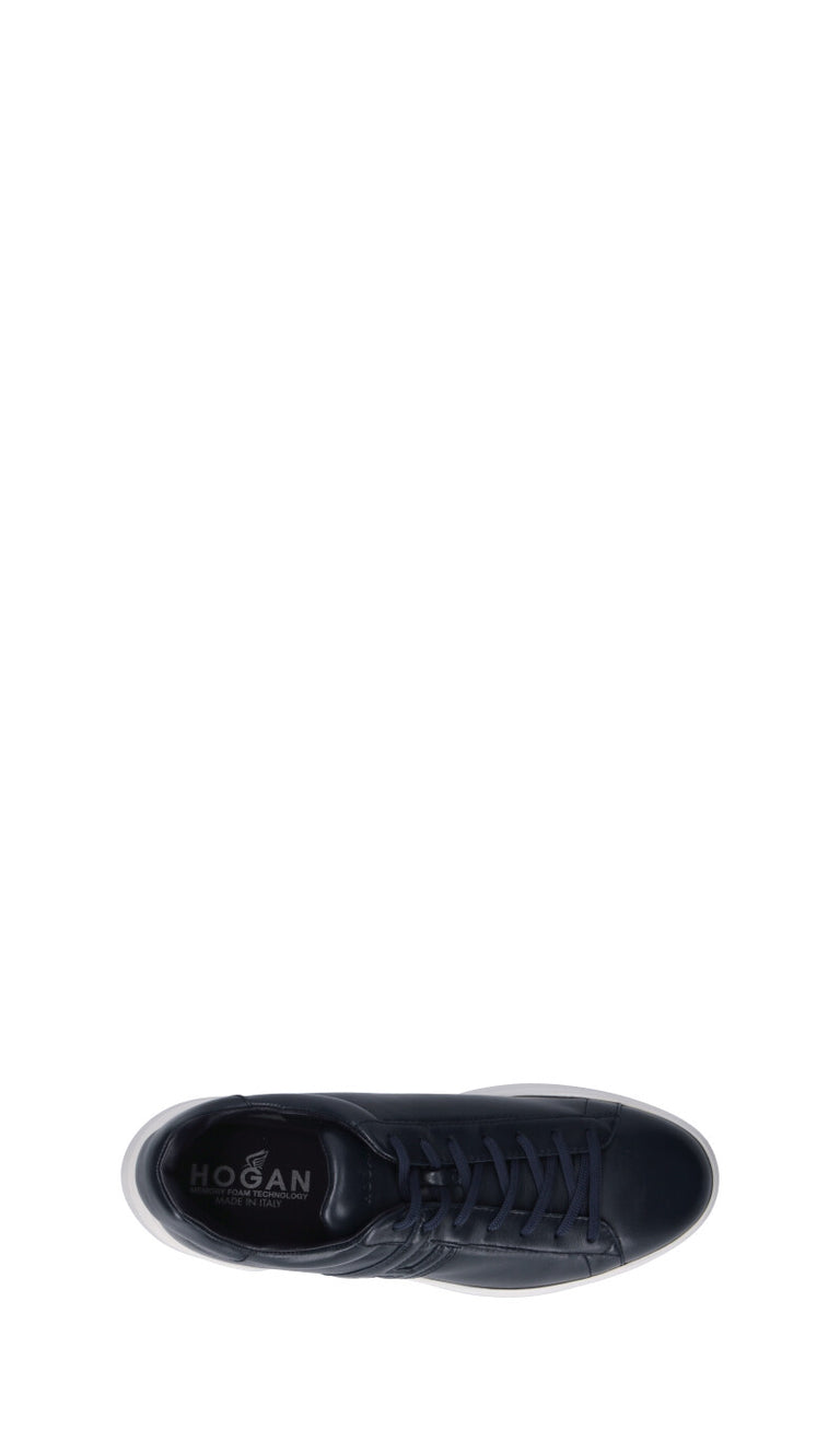 HOGAN Sneaker uomo blu in pelle