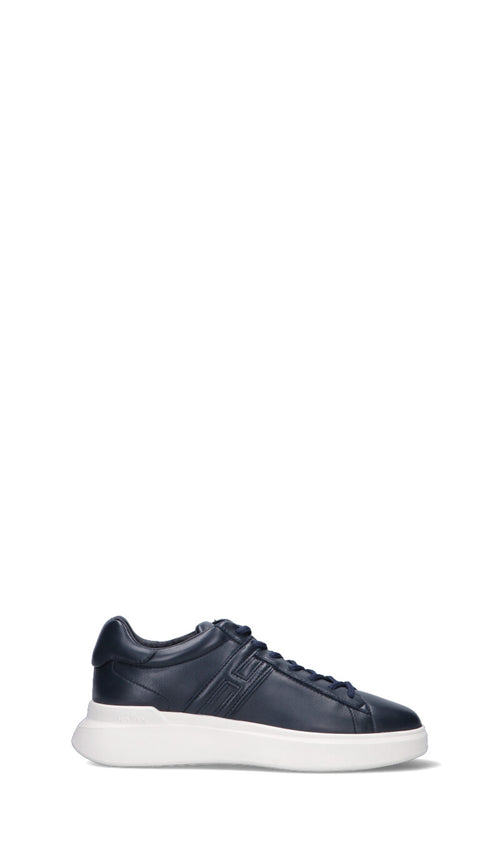 HOGAN Sneaker uomo blu in pelle