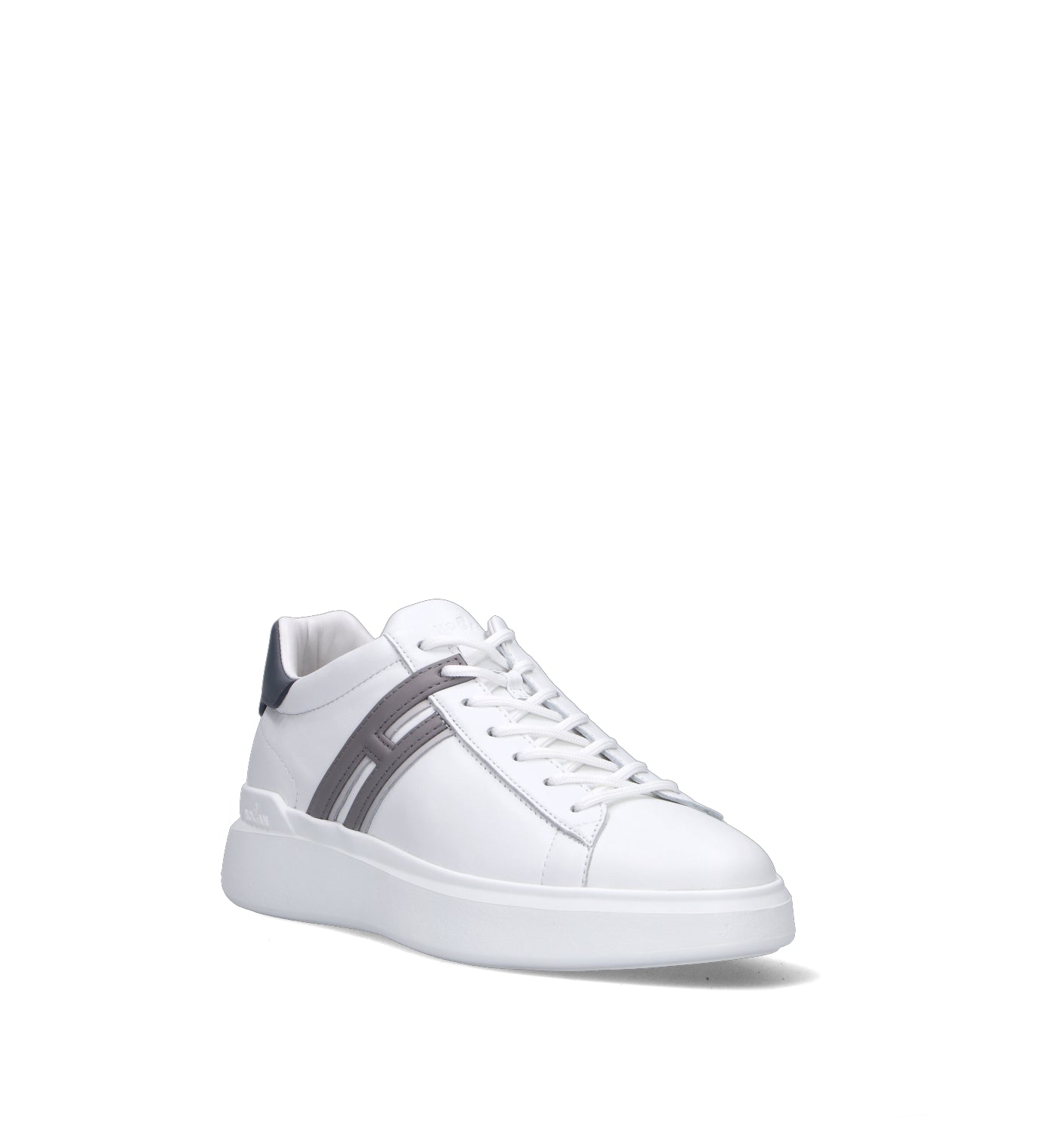 HOGAN Sneaker uomo bianca/grigia in pelle