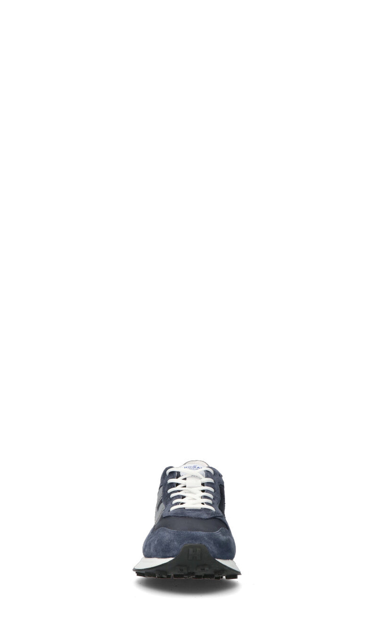 HOGAN - H601 Sneaker uomo blu in suede