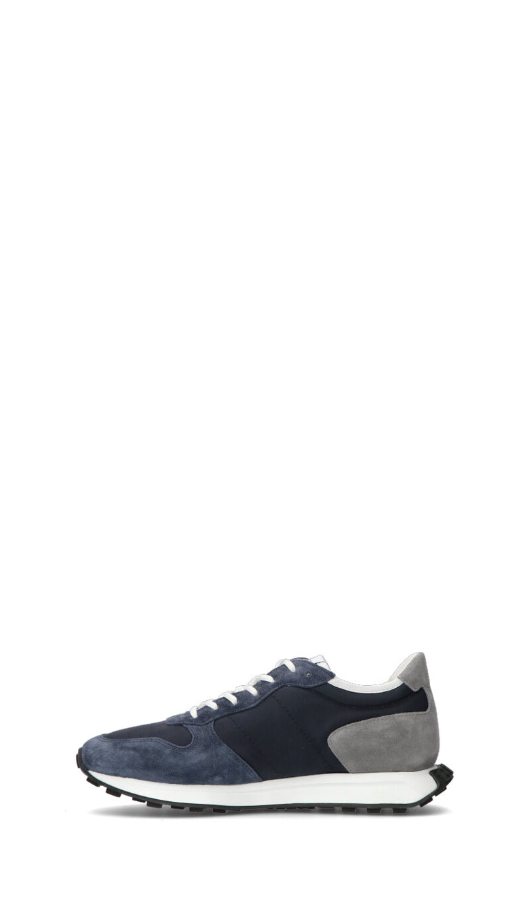 HOGAN - H601 Sneaker uomo blu in suede