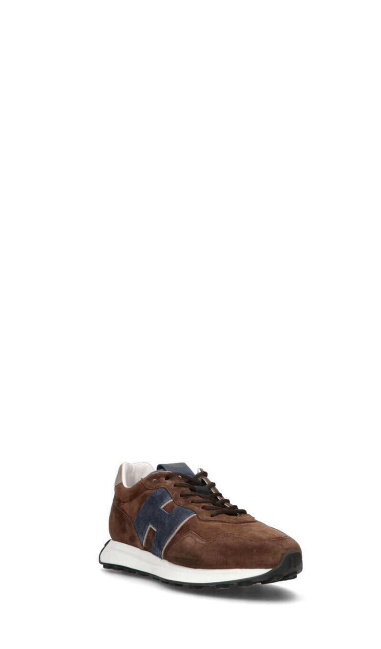 HOGAN Sneaker uomo marrone in suede