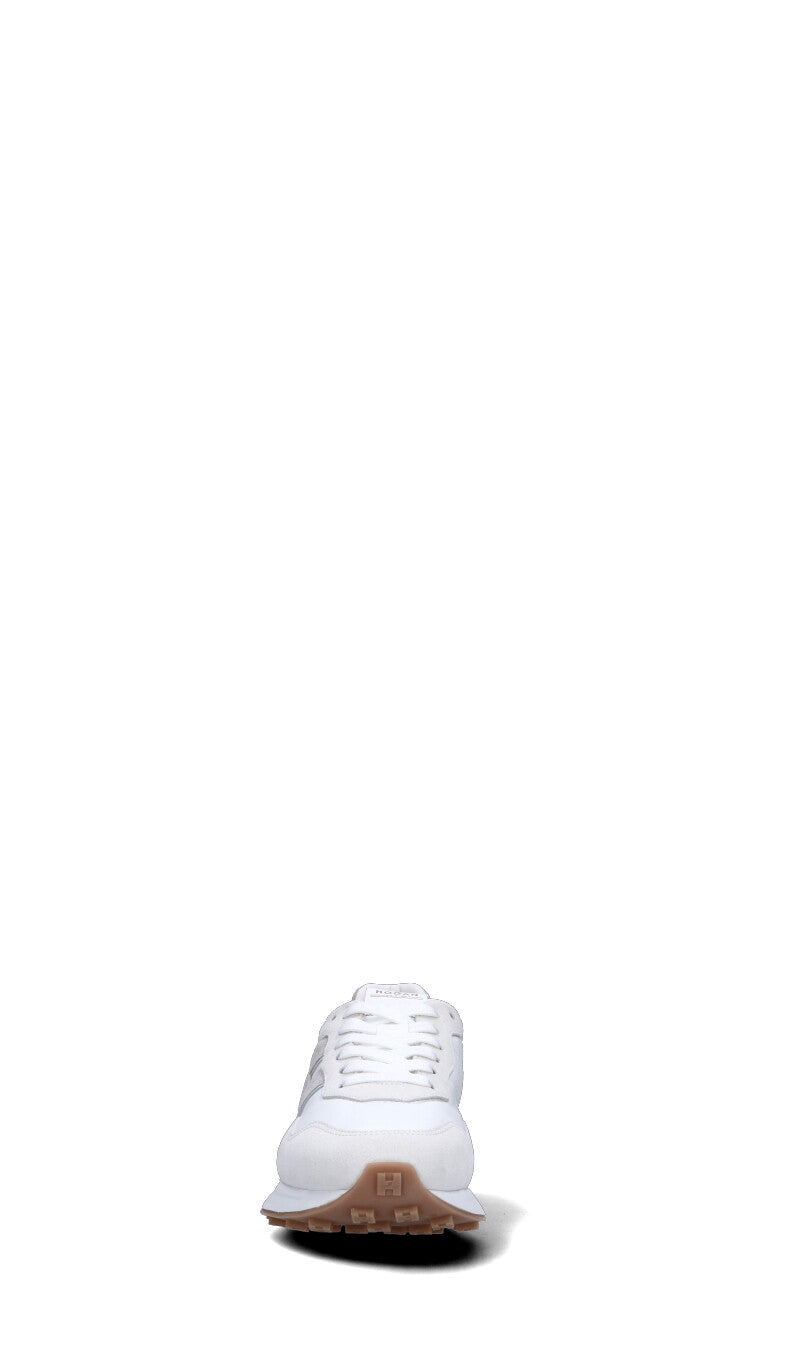 HOGAN Sneaker uomo bianca in suede