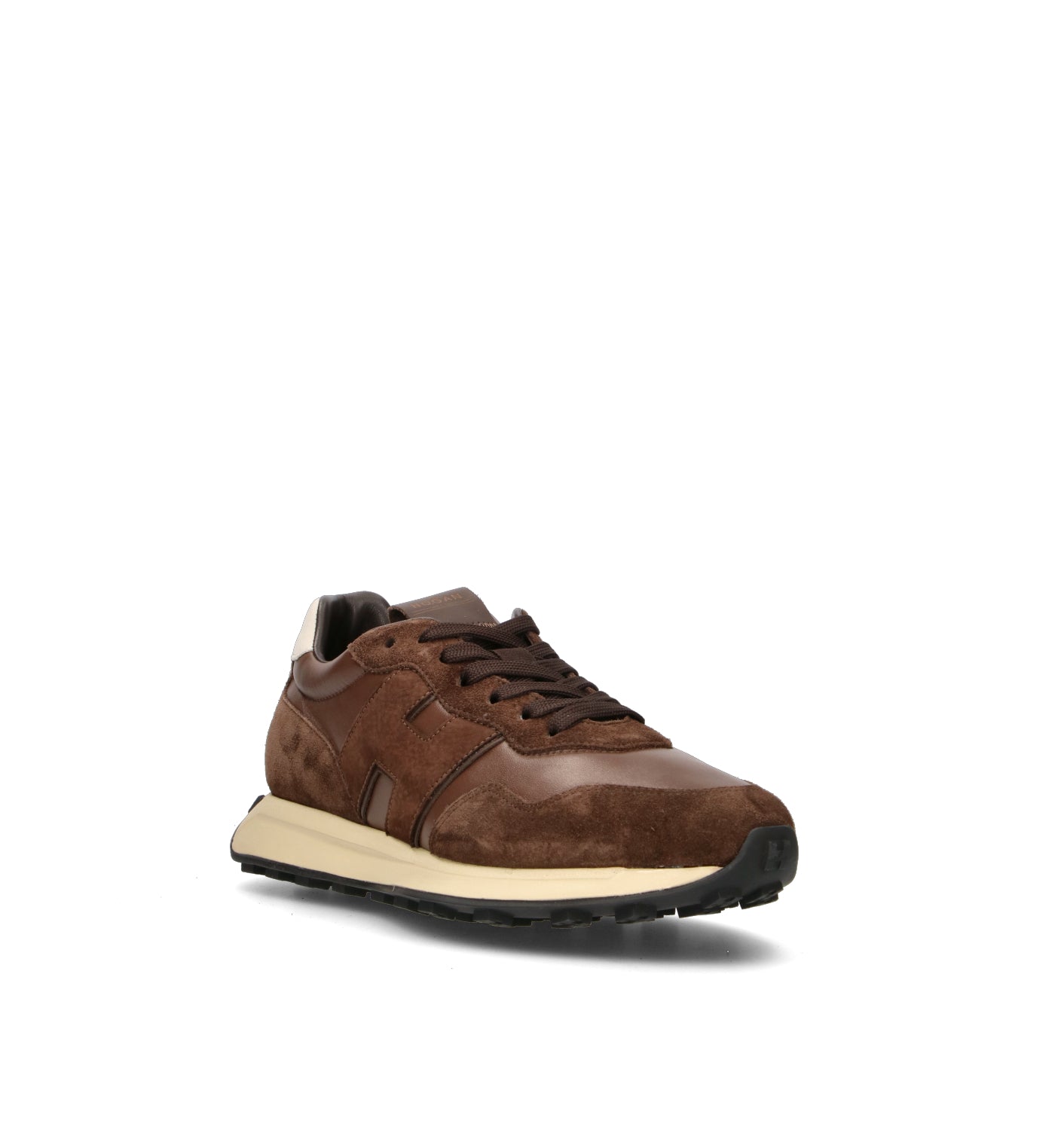 HOGAN H601 bSneaker uomo marrone in suede