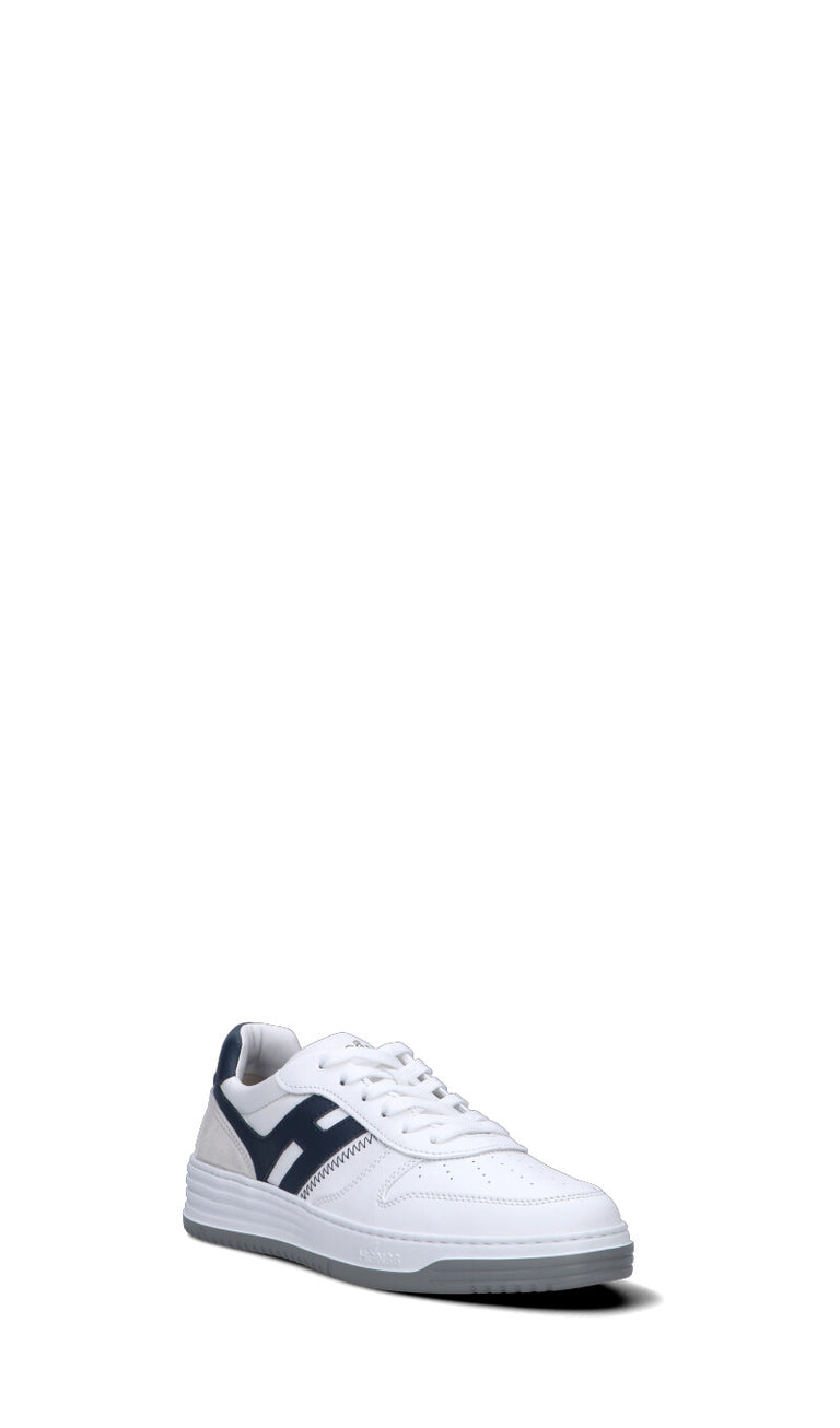 HOGAN - H630 Sneaker uomo bianca/blu in pelle