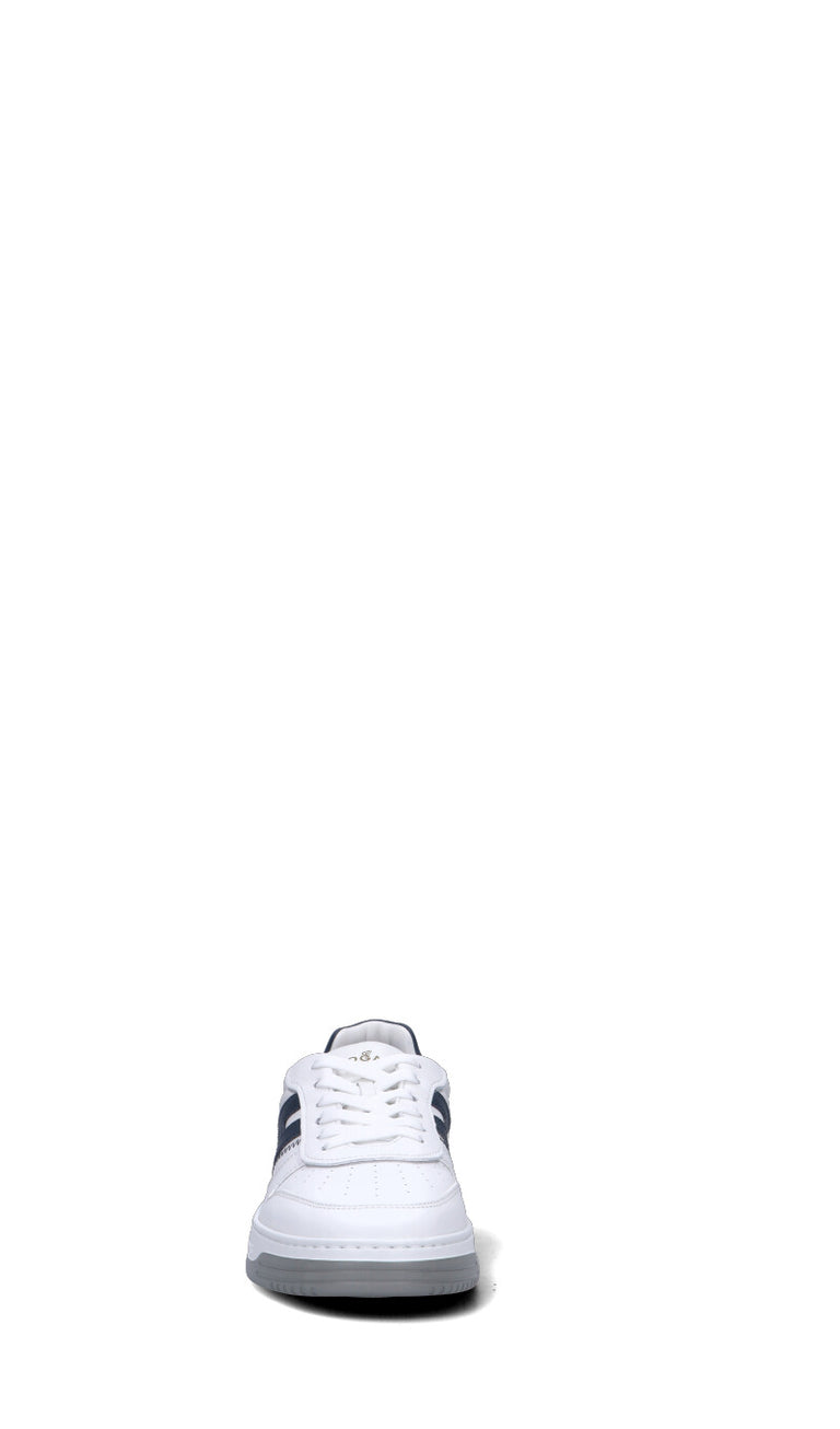 HOGAN - H630 Sneaker uomo bianca/blu in pelle