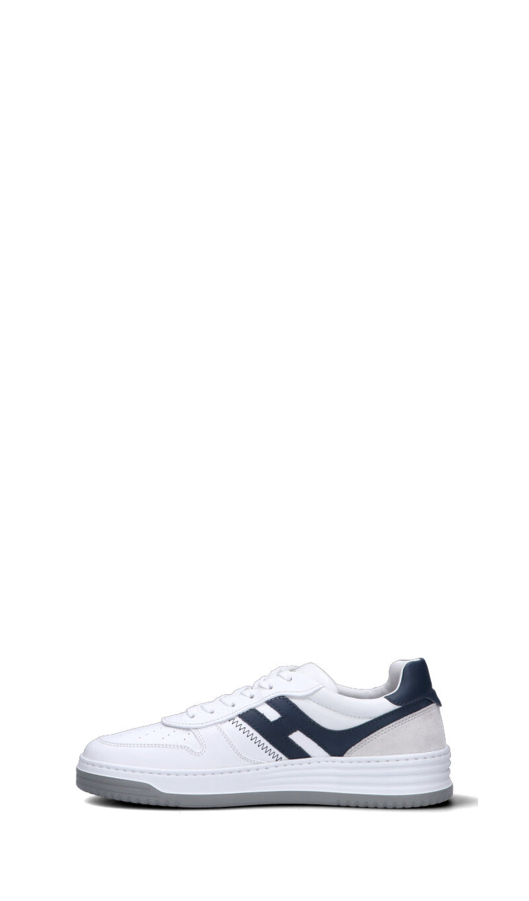 HOGAN - H630 Sneaker uomo bianca/blu in pelle