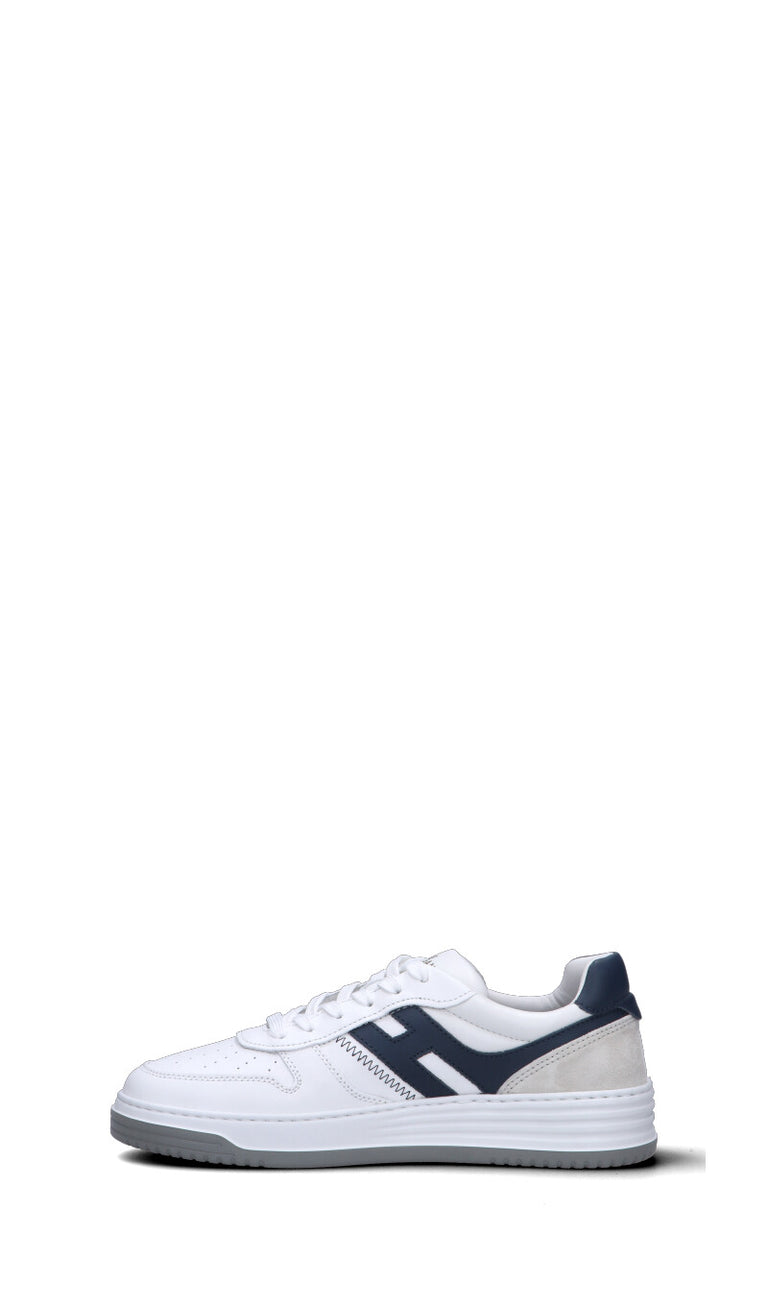 HOGAN - H630 Sneaker uomo bianca/blu in pelle