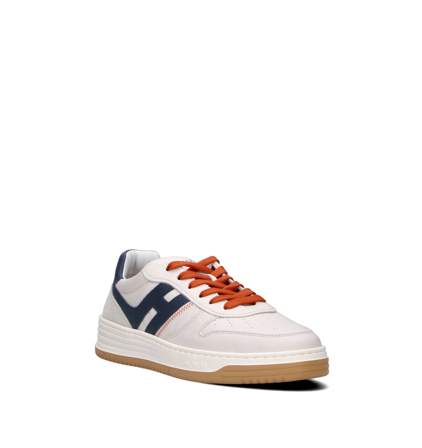 HOGAN H630 Sneaker uomo bianca/blu in pelle
