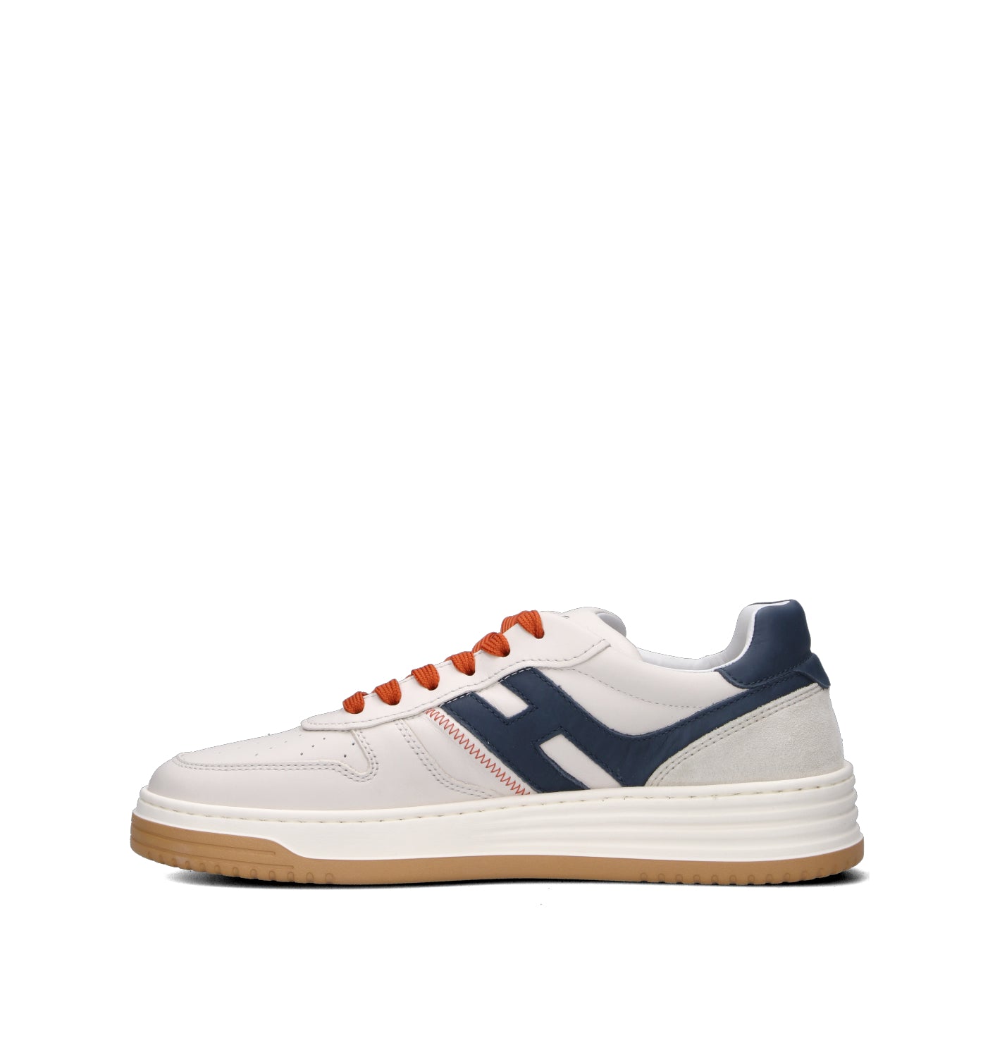 HOGAN H630 Sneaker uomo bianca/blu in pelle