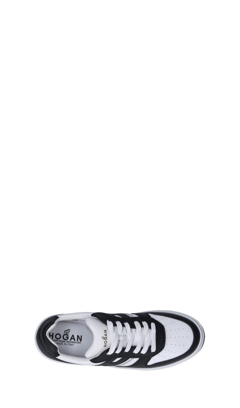 HOGAN - H630 Sneaker uomo nera/bianca in pelle