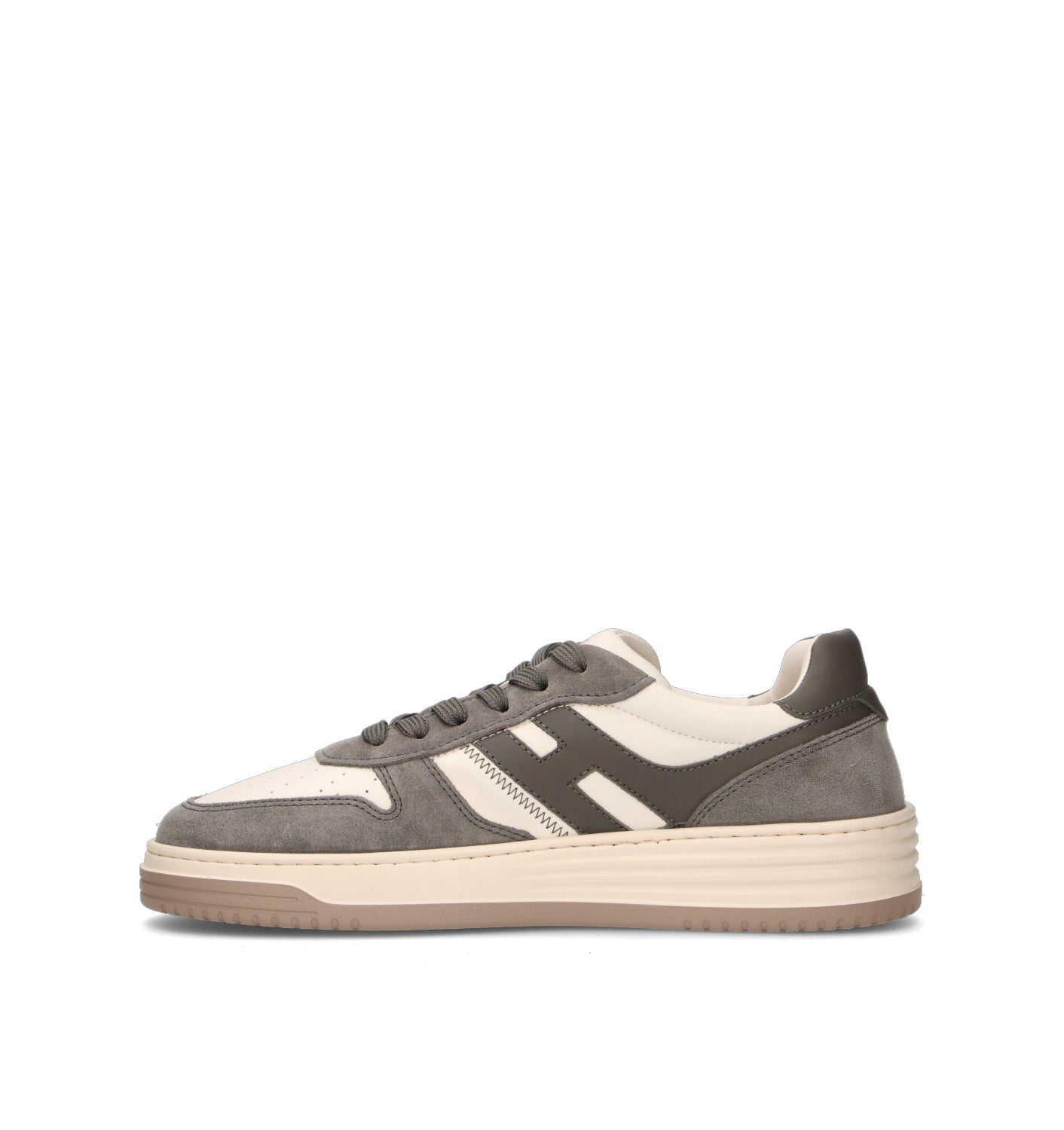 HOGAN H630 Sneaker uomo bianca/grigia in pelle