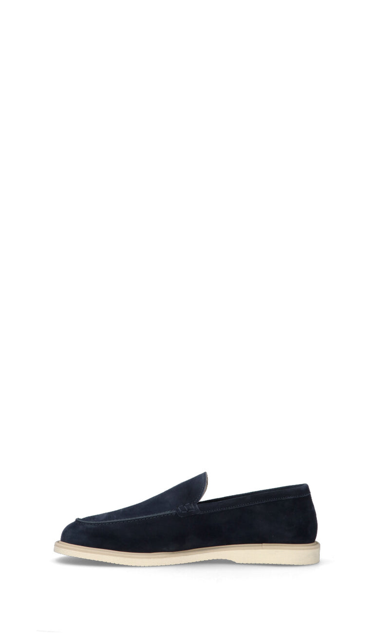 HOGAN Mocassino uomo blu in suede