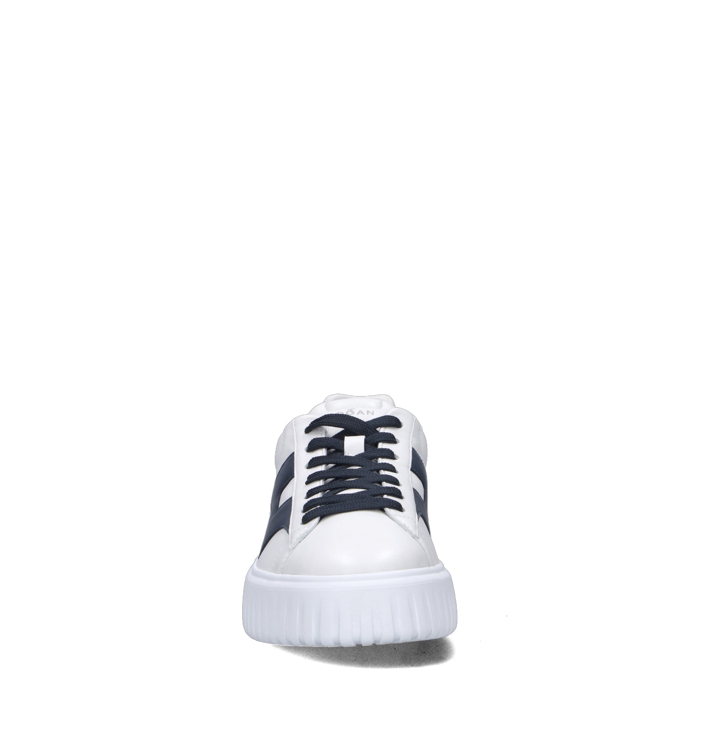 HOGAN H-Stripes Sneaker uomo bianca/blu in pelle