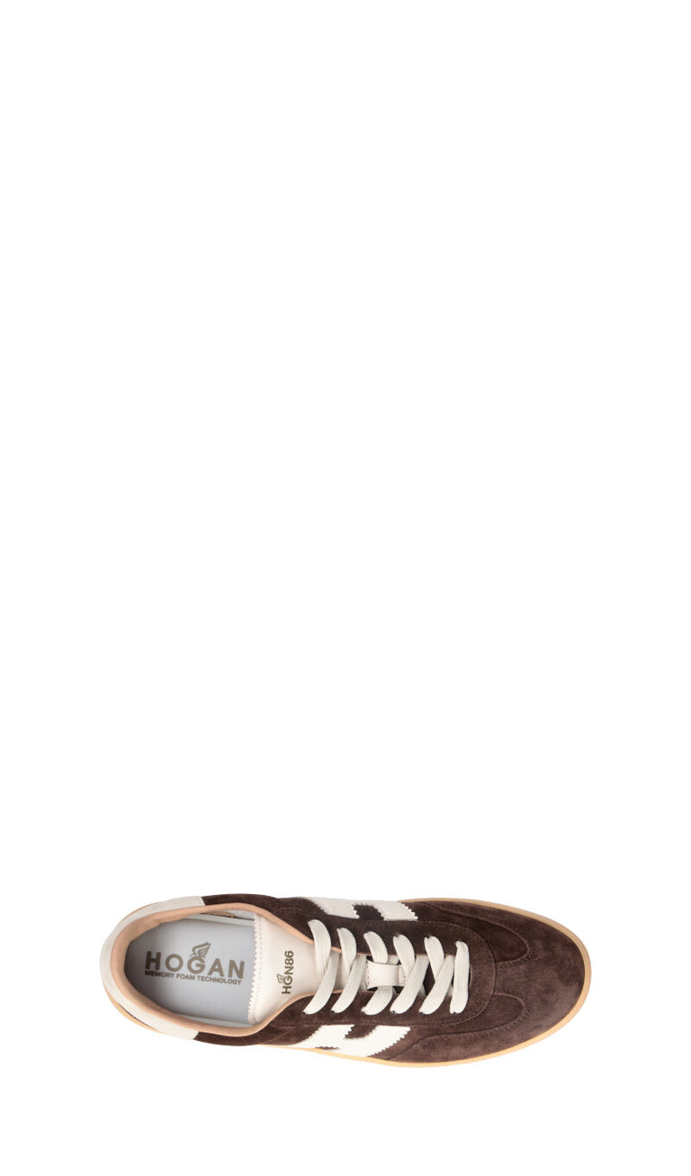 HOGAN - COOL Sneaker uomo marrone in suede