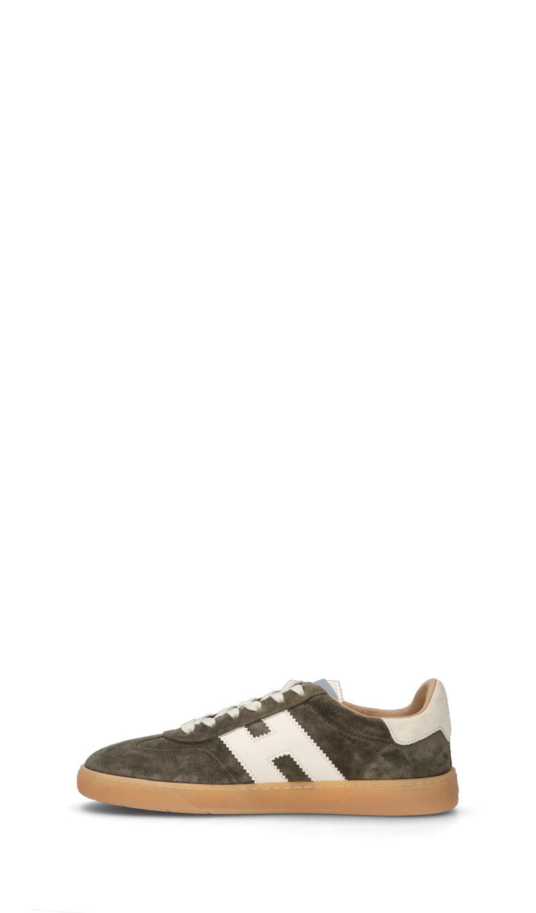 HOGAN Sneaker uomo militare in suede