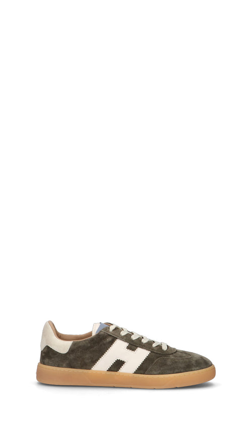 HOGAN Sneaker uomo militare in suede