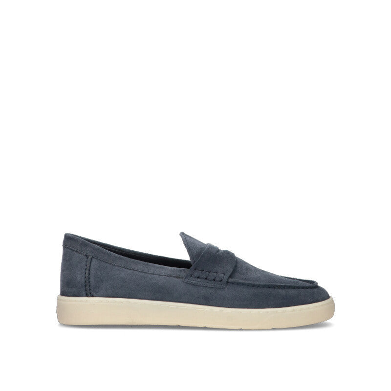 HOGAN Mocassino uomo blu in suede