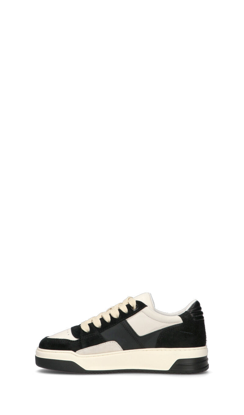 HOGAN Sneaker uomo nera/bianca in suede