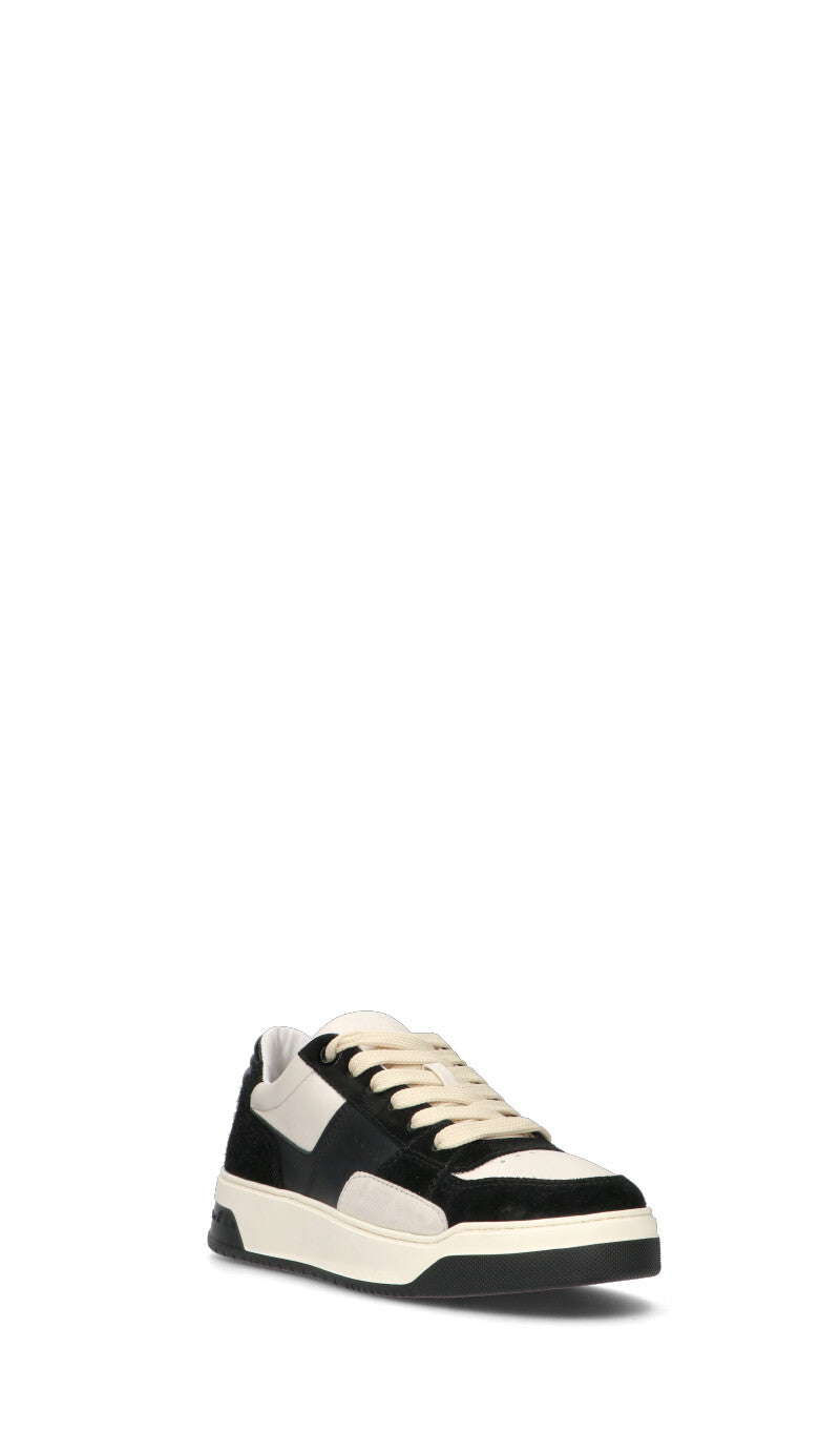 HOGAN Sneaker uomo nera/bianca in suede