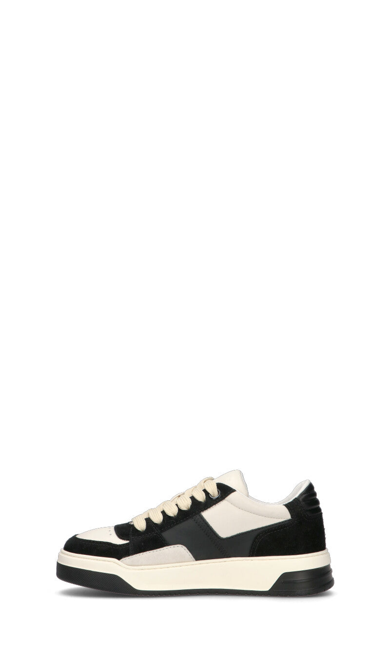HOGAN Sneaker uomo nera/bianca in suede