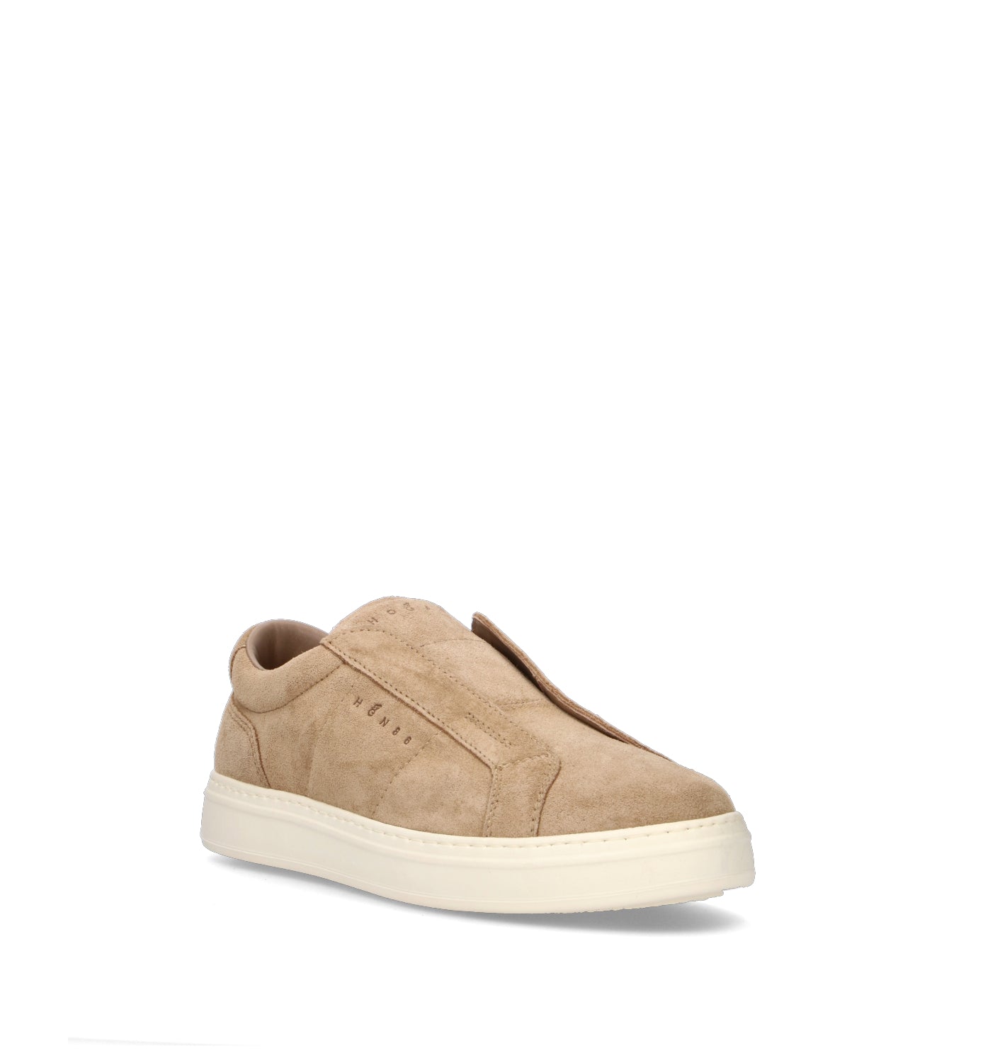 HOGAN H668 Sneaker uomo biscotto in suede
