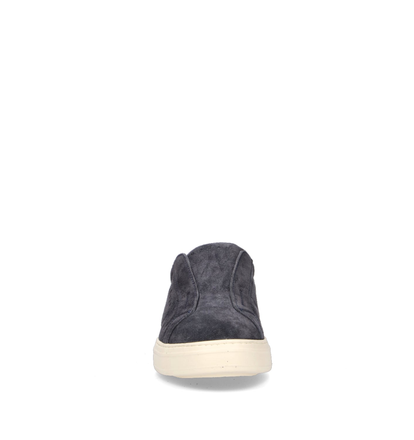 HOGAN Sneaker uomo blu in suede