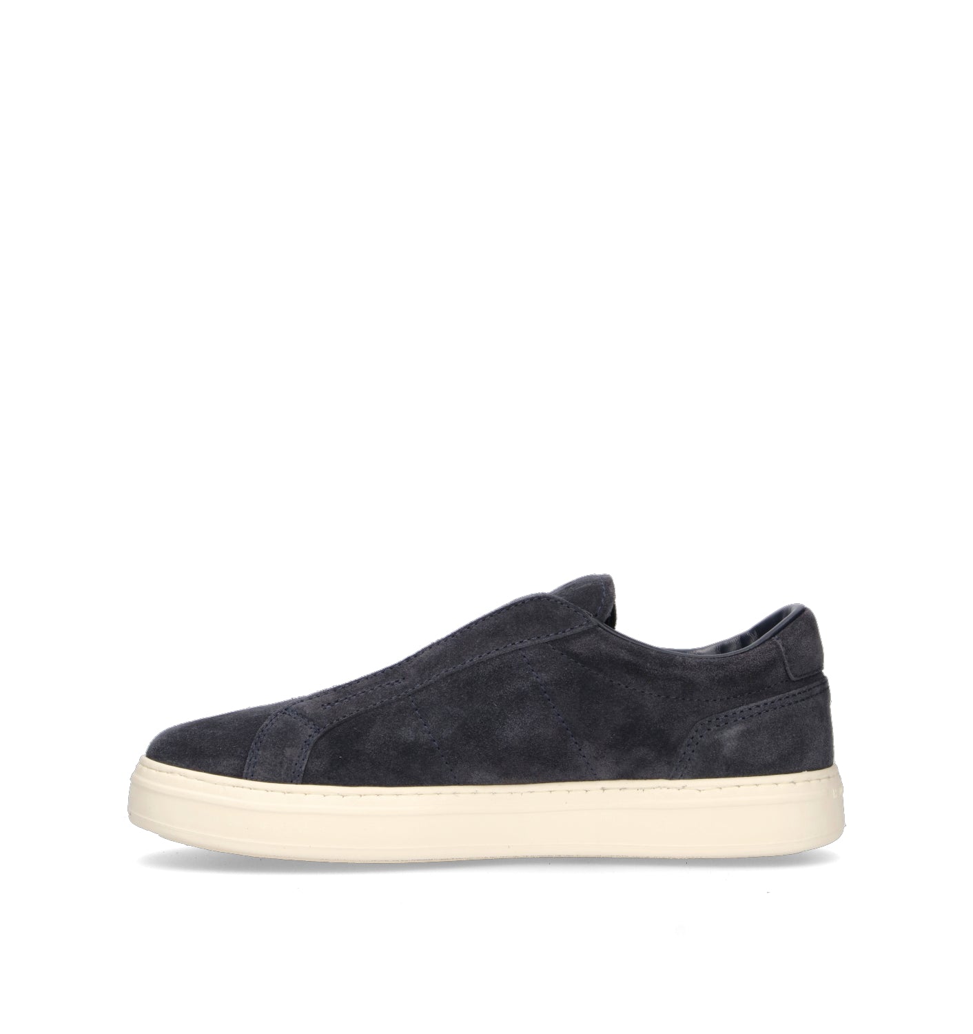 HOGAN Sneaker uomo blu in suede