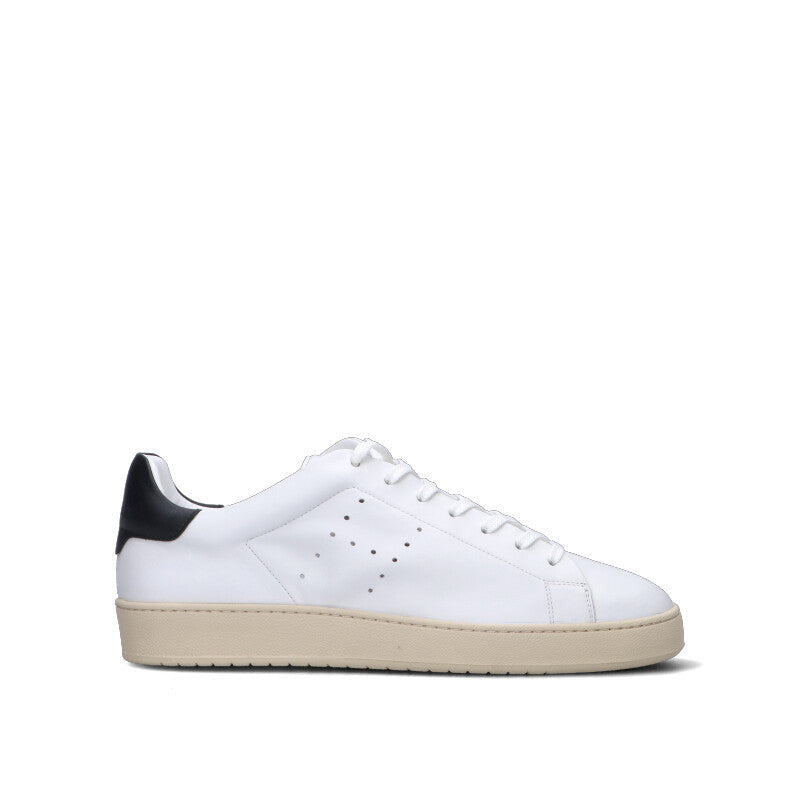 HOGAN Sneaker uomo bianca/nera in pelle