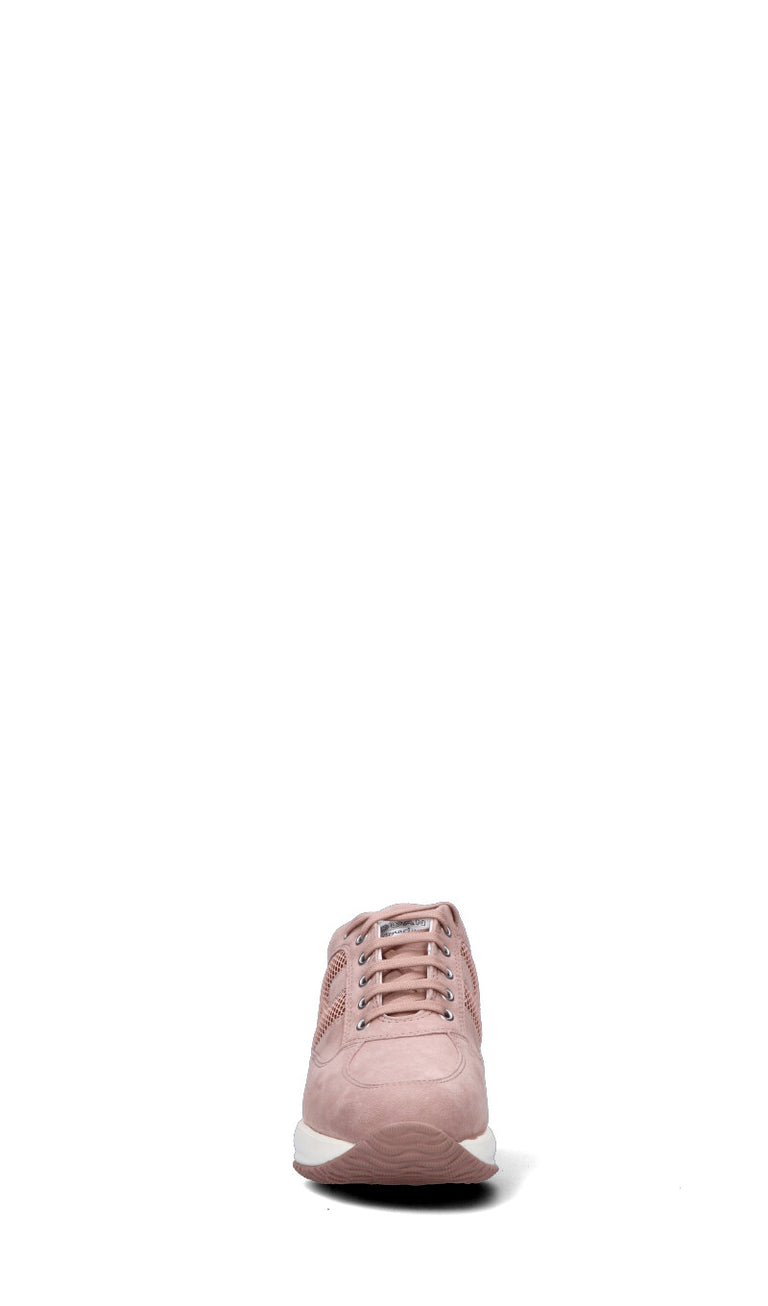 HOGAN Sneaker donna rosa in pelle