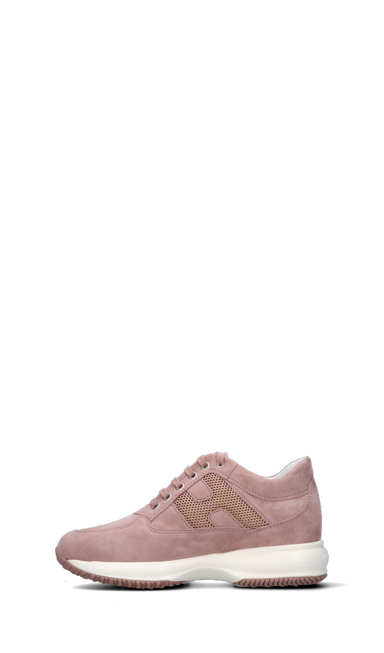 HOGAN Sneaker donna rosa in pelle