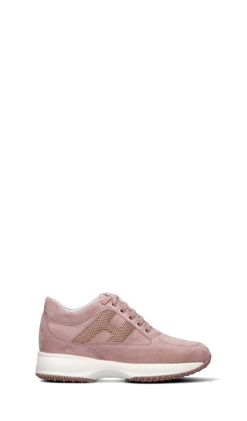 HOGAN Sneaker donna rosa in pelle
