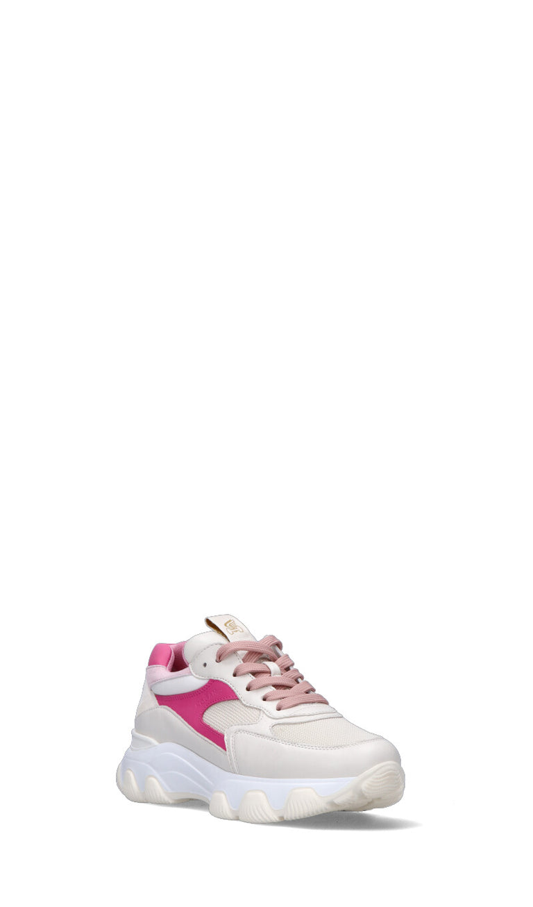 HOGAN Sneaker donna bianca/rosa
